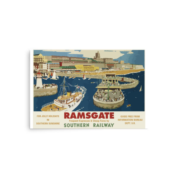 Southern Railway - Ramsgate 1920s Poster - Image 4