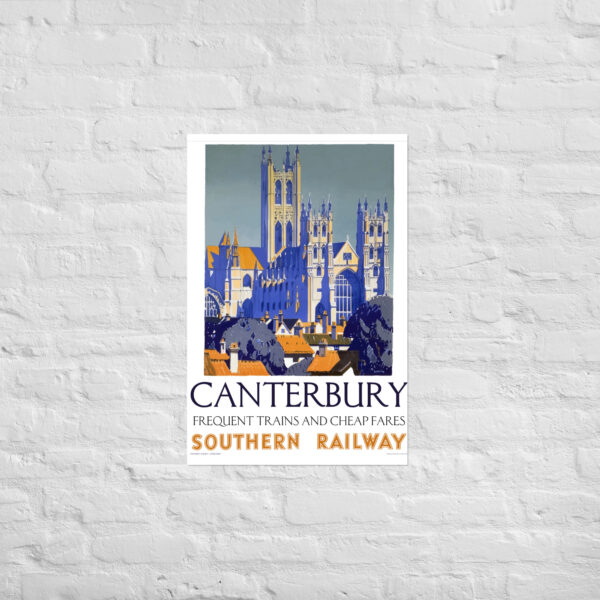 Southern Railway - Canterbury Poster (Version 1) - Image 3