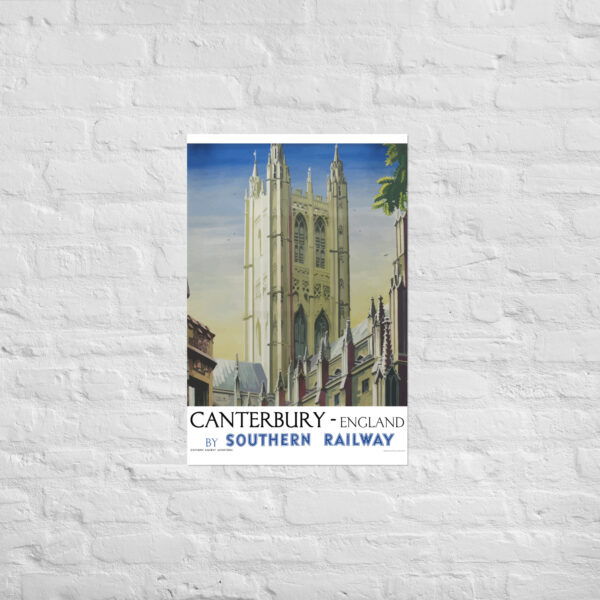 Southern Railway – Canterbury Poster (Version 2) - Image 3