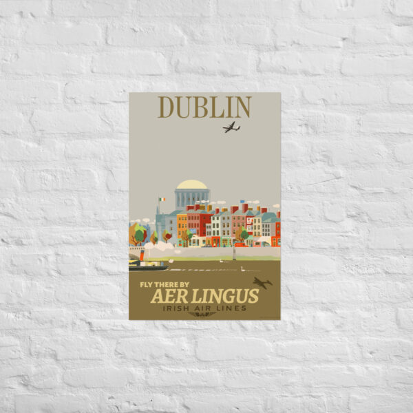 Aer Lingus - Dublin Airline Poster - Image 3