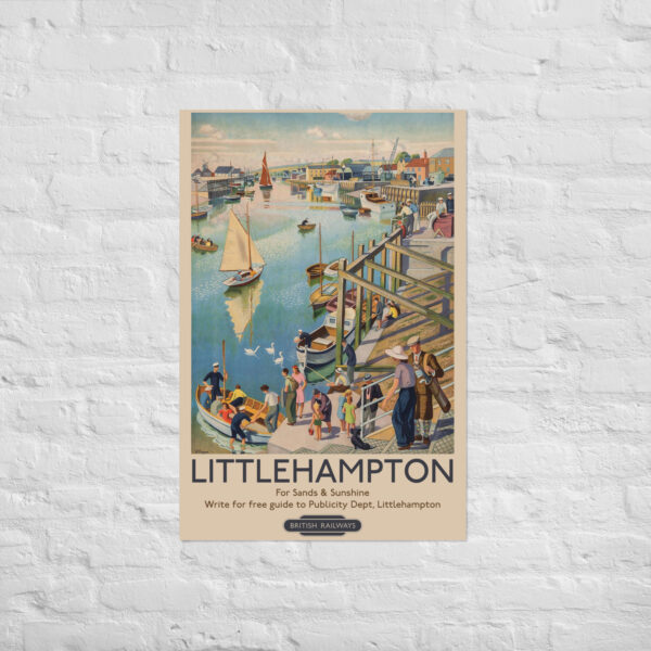 British Railways - Littlehampton Poster