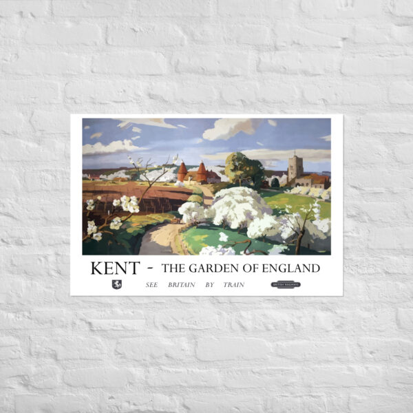 British Railways - Kent Garden of England Poster