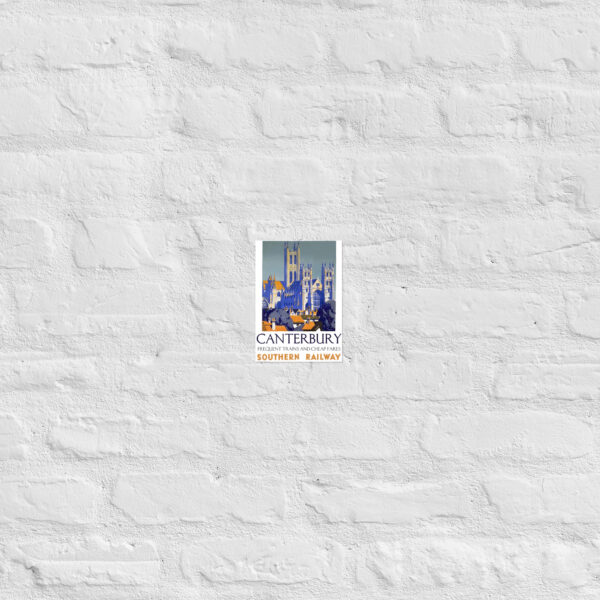 Southern Railway - Canterbury Poster (Version 1) - Image 4