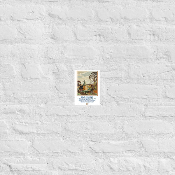 Southern Railway - Live in Kent and be Content Poster - Image 4