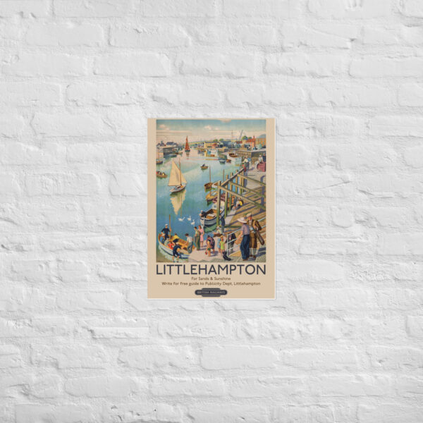 British Railways - Littlehampton Poster - Image 2