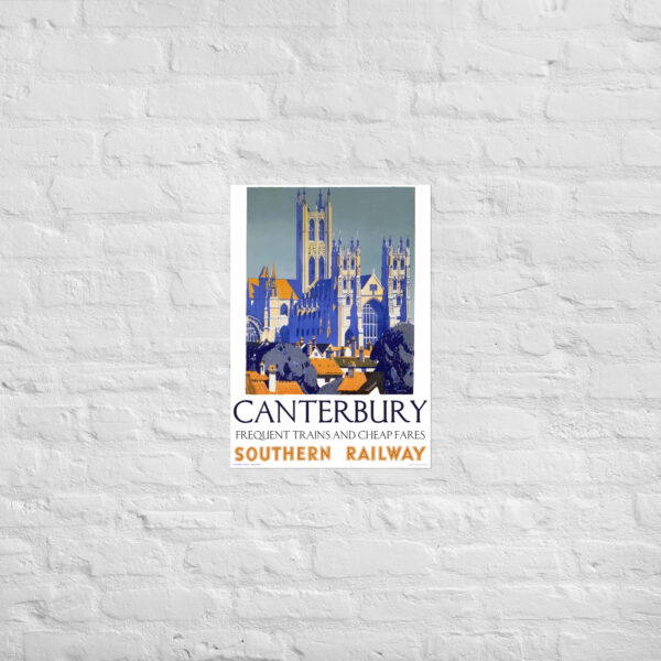 Southern Railway - Canterbury Poster (Version 1) - Image 2