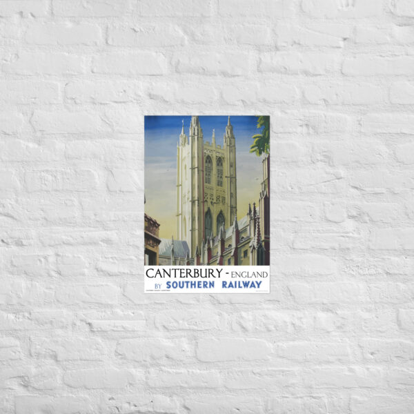 Southern Railway – Canterbury Poster (Version 2) - Image 2