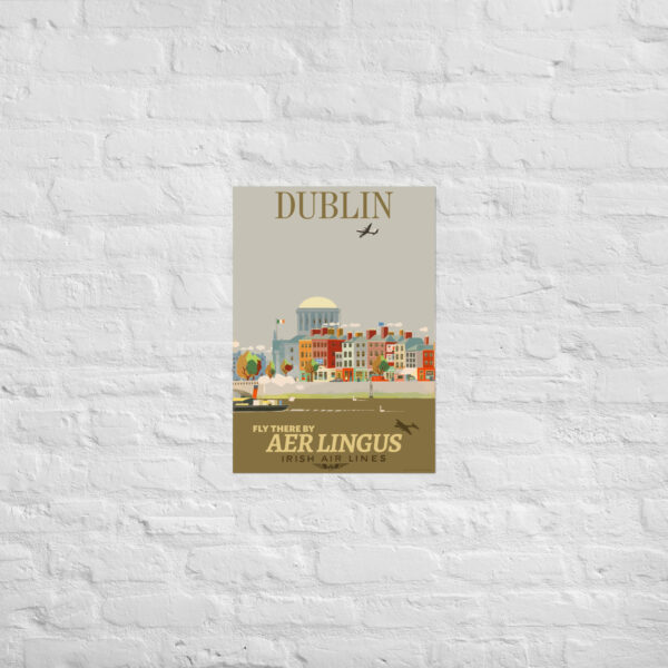 Aer Lingus - Dublin Airline Poster - Image 2